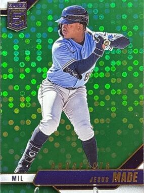 Panini Elite Jesus Made Baseball Card - Green Dot Insert